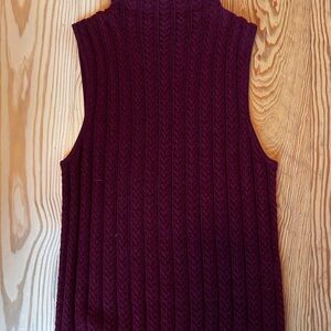 Rag and bone cable knit sleeveless sweater